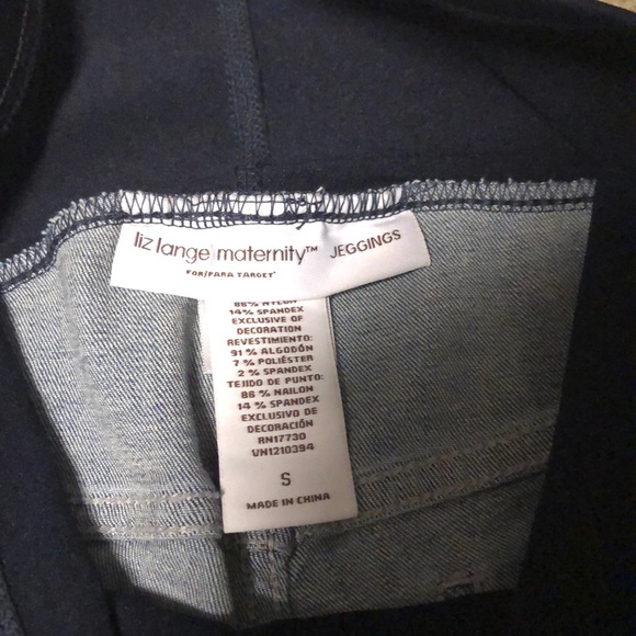 Liz Lange Maternity Jean jeggings Small - Picture 3 of 4